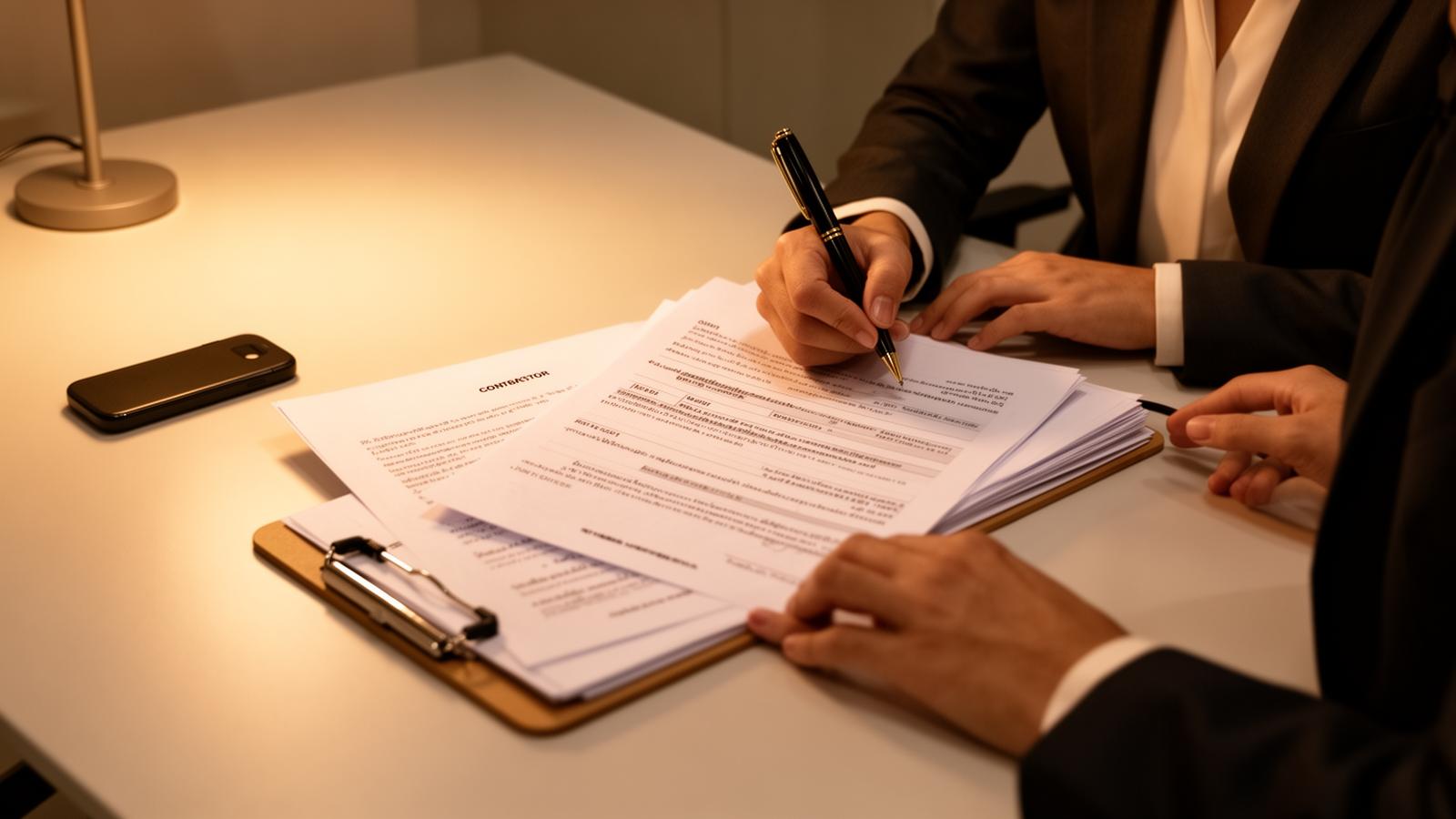 Reviewing a rental agreement in Thailand