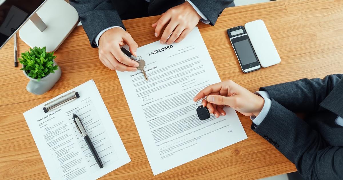 Landlord reviewing rental agreement after tenant stops paying rent in Thailand