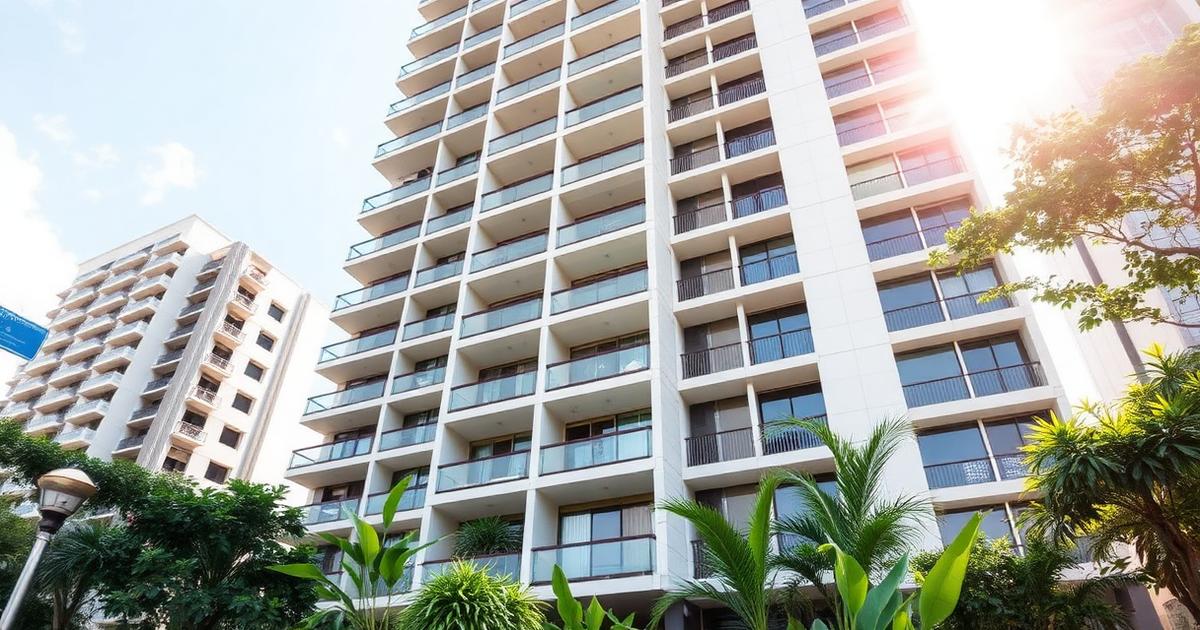 Modern Bangkok apartment building under Thailand's new 2025 rental law